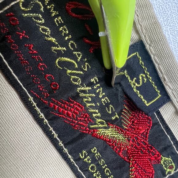 Vintage Americas Finest Sport Clothing 70s 10X Hunting Gilet Vest Size 38 Small - Picture 9 of 10